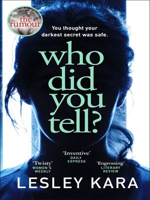 Who Did You Tell? - ebook